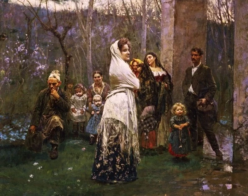 Pellegrinaggio dopo Pasqua - dettaglio